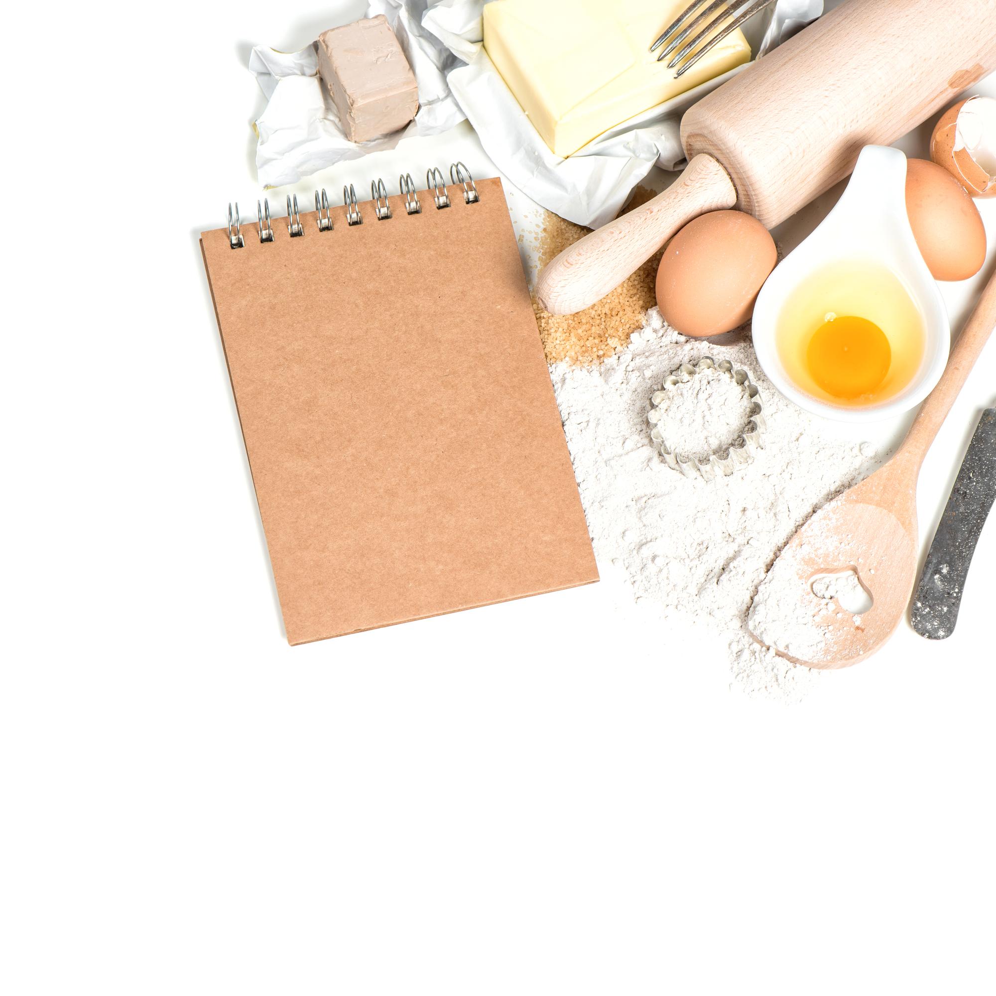 Set di ricette e materiale del corso